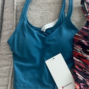 Lululemon align tank capris blue size 0